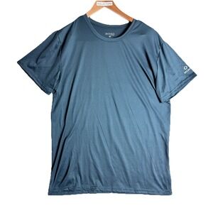 Skora‎ Run Real Shirt Mens XL Short Sleeve Running Dark Teal Evergreen T23